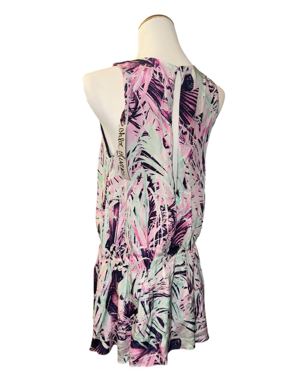 ✨NWT Chloe Oliver Silk Romper - Picture 4 of 7